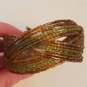 Brown & green bracelet